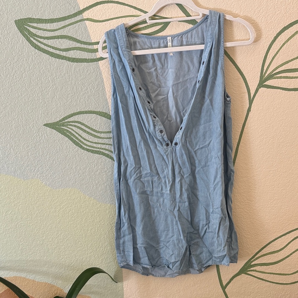 Jean dress Top